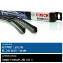 Bosch Scheibenwischer Renault Latitude, 09/2010 bis...