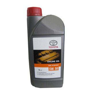 Original Toyota Motoröl 5W30, ACEA A1/B1, ACEA A5/B5, API SL, API CF, 1l-Flasche Full Economy