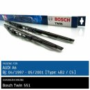 Bosch Scheibenwischer Audi A6 [C5], 04/1997 bis 05/2001,...