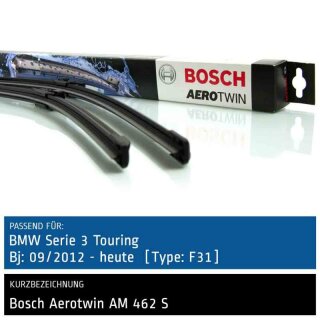 Bosch Scheibenwischer BMW Serie 3 Touring [3er, F31], 09/2012 bis heu