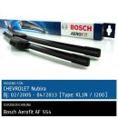 Bosch Scheibenwischer Chevrolet Nubira [Type: KL1N/J200],...